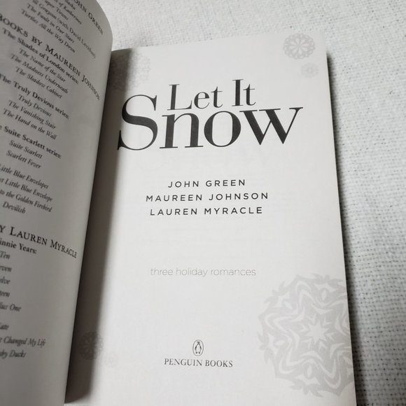 Compilation Let It Snow John Green Maureen Johnson Lauren Myracle 2008 Paperback - Picture 9 of 13